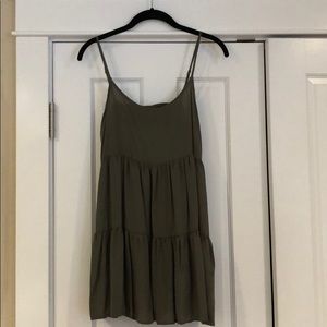 EUC AE olive green sundress. Size small